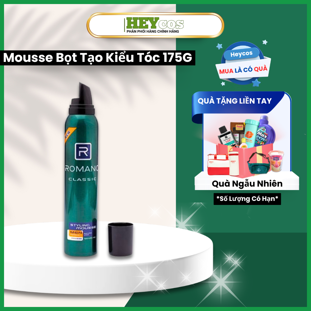  Keo Xịt Tóc Romano Classic Styling Mousse 175g 