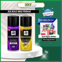 Xịt Khử Mùi Romano Grandiose/ Urbane Spirit 150ml | HEYCOS