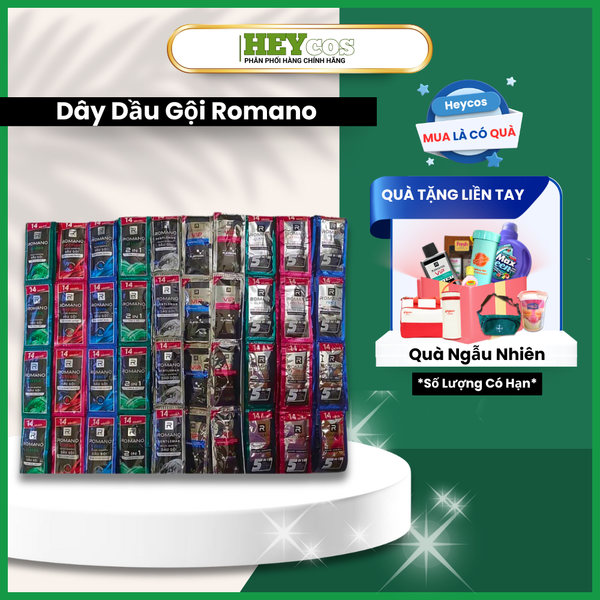  Dây Dầu Gội Romano 12 gói/14 gói |HEYCOS 