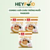  Combo 3/ Combo 5 gói Cháo Trứng Muối VIFON   70gr / Gói 