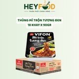  Thùng 18 khay Mì Tôm Mì Trộn Tương Đen VIFON 90g/Khay 