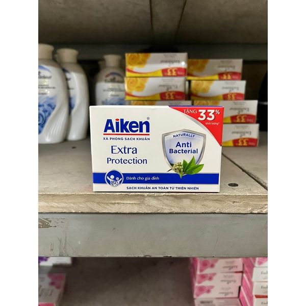  Xà Phòng Aiken Sạch Khuẩn 120G - Dưỡng Ẩm, Ngừa Mụn 