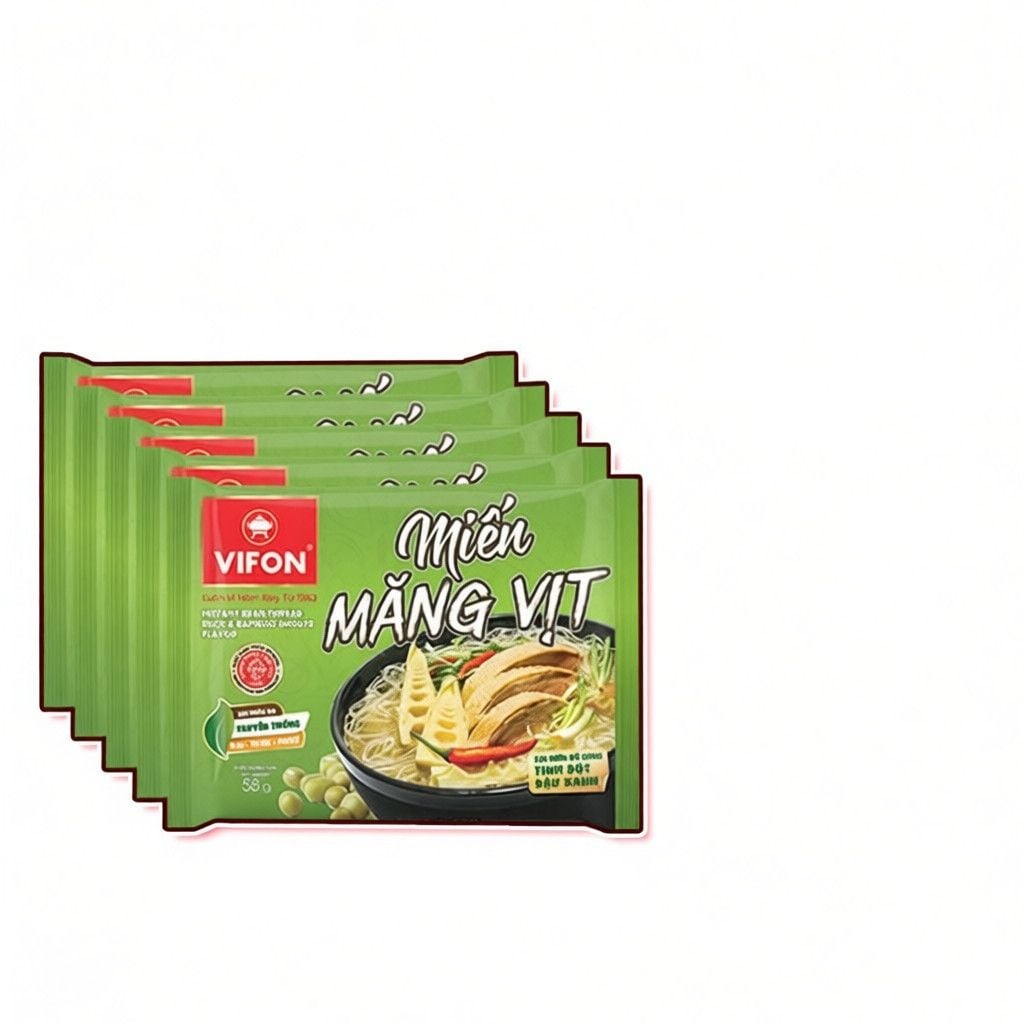  Combo 3/ Combo 5 Gói Miến Măng Vịt - Hương Vị Đậm Đà, 58g/Gói 