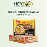  Thùng 24 Gói Mì Nấu Mì Trộn Trứng Muối Cay VIFON 105g/Gói 