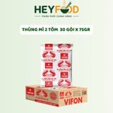  Mì Chính Hiệu Hai Tôm VIFON 75g Vị Sa Tế Huyền Thoại Sợi Dai Giòn 