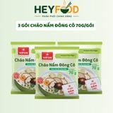  Combo 3 Gói/Combo 5 Gói Cháo Nấm Đông Cô VIFON 70gr/Gói 