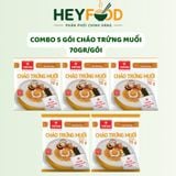 Combo 3/ Combo 5 gói Cháo Trứng Muối VIFON   70gr / Gói 