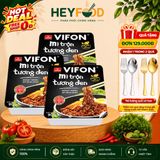  Combo 3 khay Mì Tôm Mì Trộn Tương Đen VIFON 90g/Khay 