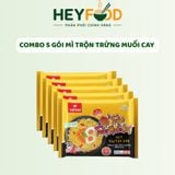  Combo 5 Gói Mì Nấu Mì Trộn Trứng Muối Cay VIFON - 105g/Gói 