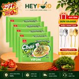  Combo 5 Gói Mì Trộn Thịt Thật Sườn Cay Ớt Xiêm Xanh VIFON 85gr - Đậm Vị, Tiện Lợi 