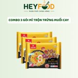  Combo 5 Gói Mì Nấu Mì Trộn Trứng Muối Cay VIFON - 105g/Gói 