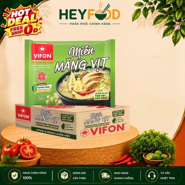  Thùng 24 Gói Miến Măng Vịt Vifon 58g - VF71T 