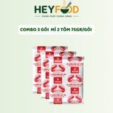  Combo 5 Gói Mì Chính Hiệu Hai Tôm VIFON 75g - Vị Sa Tế Huyền Thoại Sợi Dai Giòn 