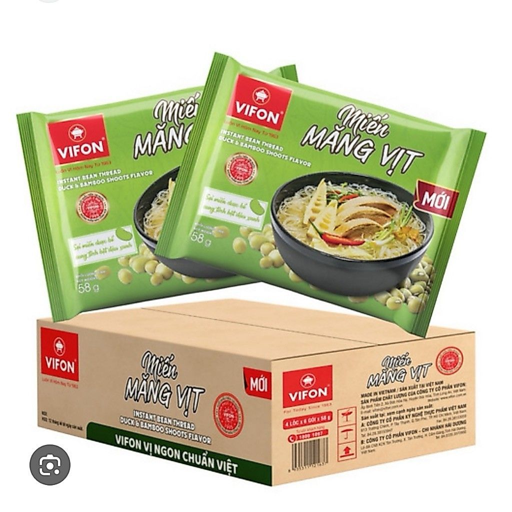  Thùng 24 Gói Miến Măng Vịt Vifon 58g - VF71T 