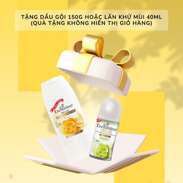  Sữa Tắm Hương Nước Hoa Enchanteur 650g –  Dưỡng Ẩm Dịu Nhẹ, Lưu Hương Thơm 