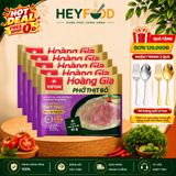  Combo 5 Gói Phở Bò HOÀNG GIA VIFON 120g/Gói - Có Gói Sốt Thịt Thật 