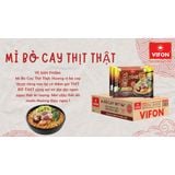  Combo 5 Gói Mì Bò Cay Thịt Thật VIFON 90g - Có Gói Thịt Bò Thật 