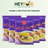  Combo 5 Gói/Combo 3 Gói Mì Gà Tím VIFON 75g/Gói - Hương Vị Đậm Đà Truyền Thống 