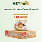  Thùng 50 Gói Cháo Thịt Gà/Bằm/Cháo Sườn/Nấm Đông Cô/Trứng Muối/Thịt Bò VIFON - Thịt Thật 70g/Gói 