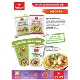  [CHÍNH HÃNG] Thùng 30 Gói Mì Chay Lẩu Thái/ Rau Nấm VIFON - Sợi Mì Giòn Trơn, Thơm Ngon 65g/Gói 