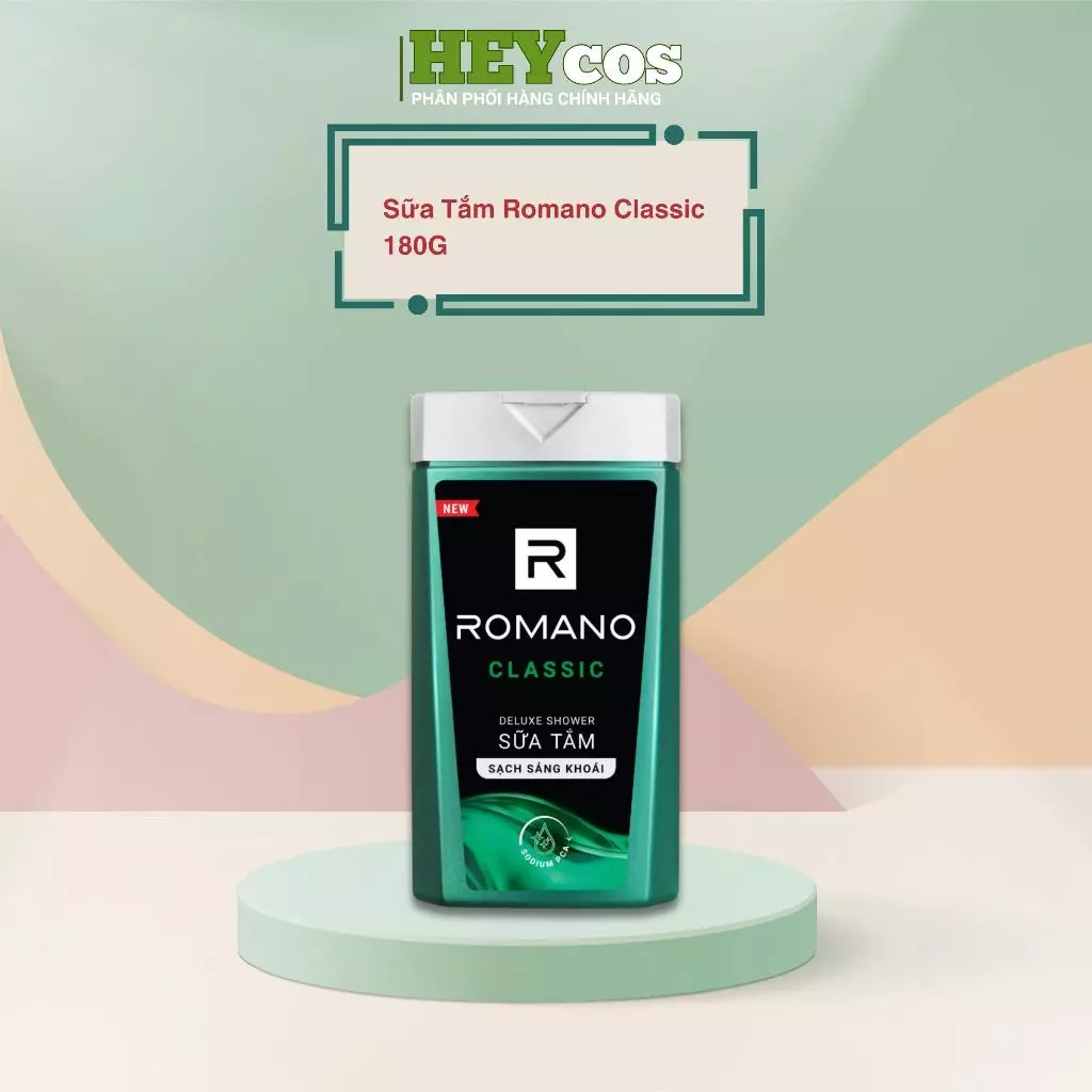  Sữa Tắm Hương Nước Hoa Romano 180G CLASSIC/GENTLEMAN/ATTITUDE 