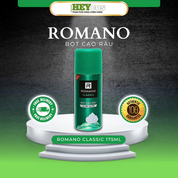  Bọt Cạo Râu ROMANO FORCE/CLASSIC 175ml Dành Cho Nam Giới 