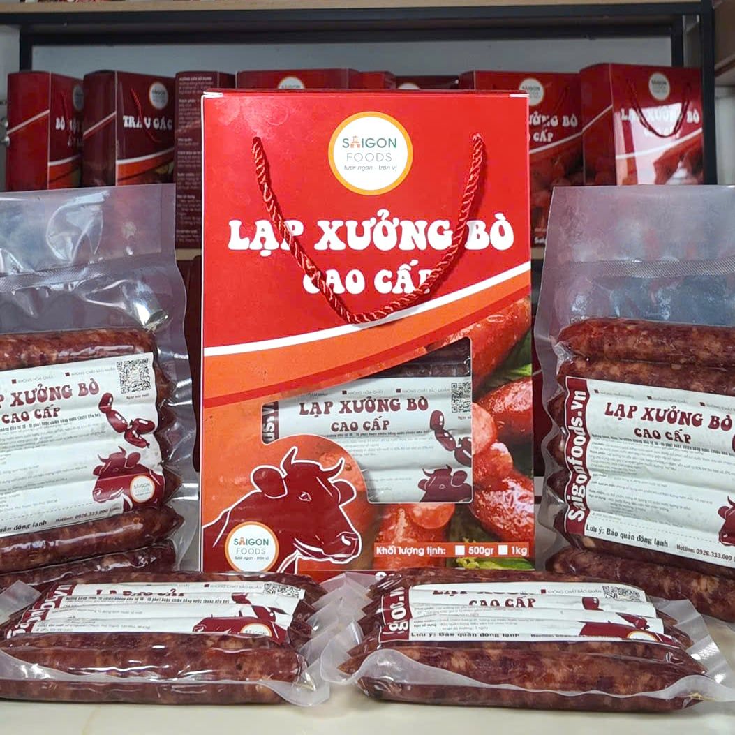  Hộp quà tết Lap xưởng bò 