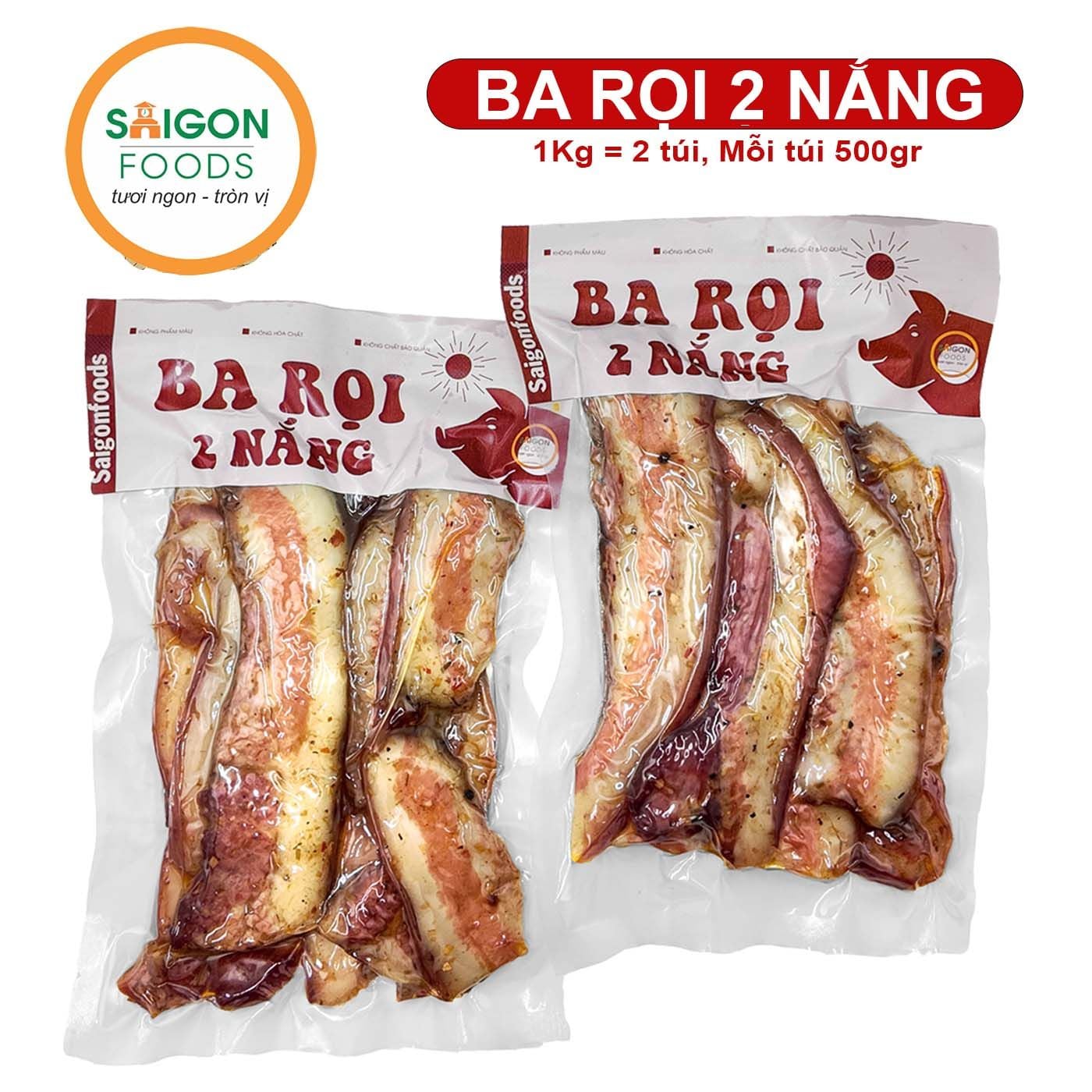 Ba rọi heo 2 nắng - [Giao hàng toàn quốc] 