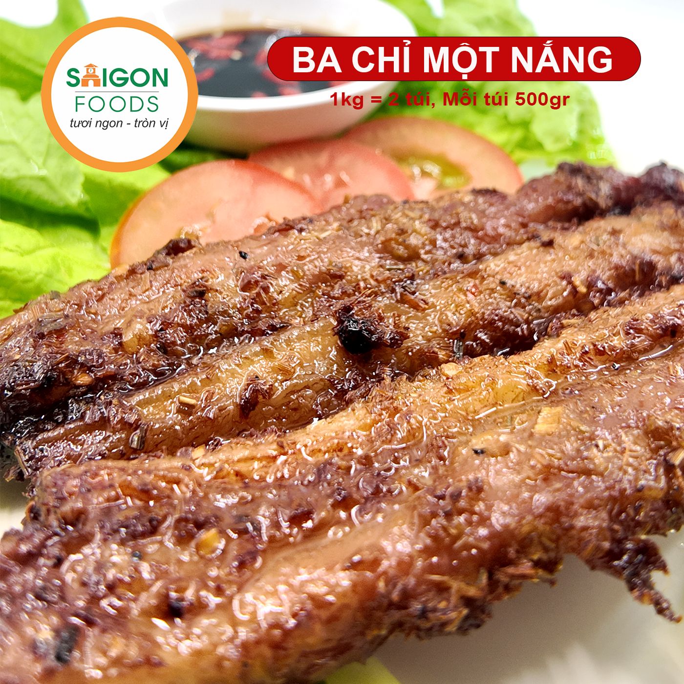  Ba chỉ heo rút sườn một nắng - [Giao hàng toàn quốc] 