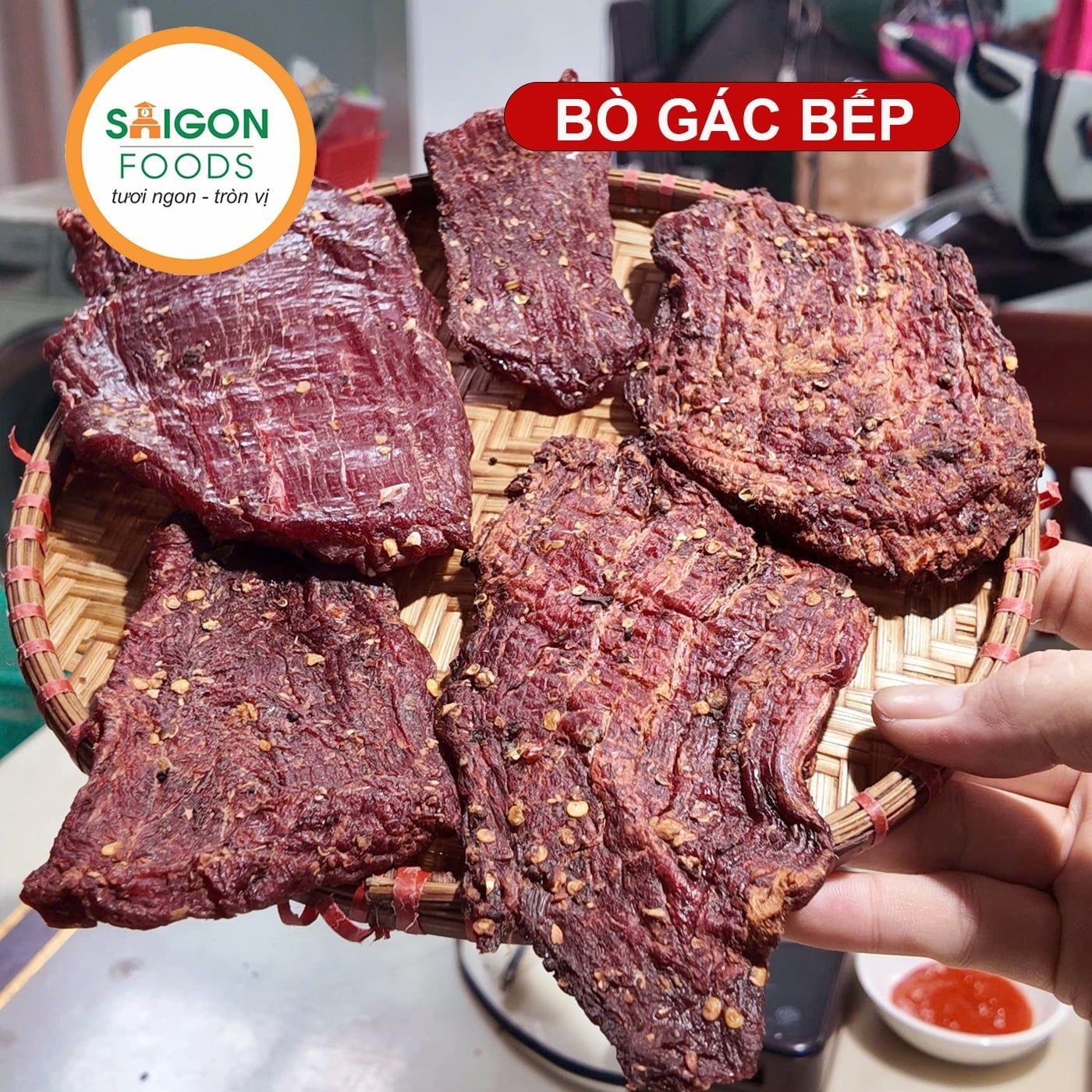  Thịt Khô bò gác bếp (bò sấy Tây Bắc) - [Giao hàng toàn quốc] 