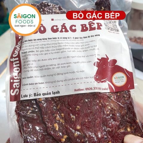  Thịt Khô bò gác bếp (bò sấy Tây Bắc) - [Giao hàng toàn quốc] 