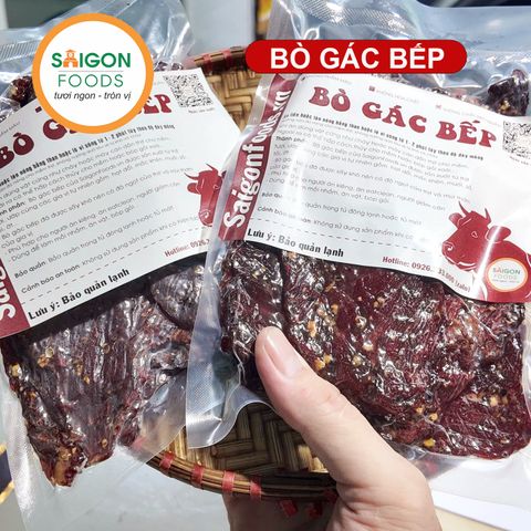  Thịt Khô bò gác bếp (bò sấy Tây Bắc) - [Giao hàng toàn quốc] 