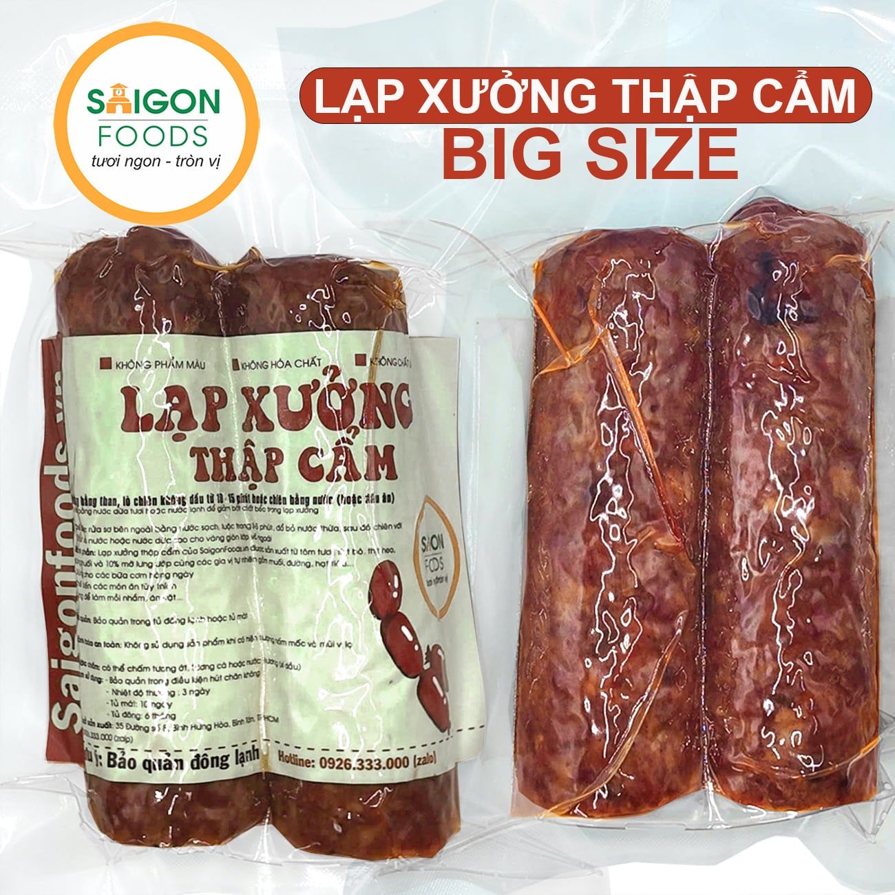  Lạp xưởng thập cẩm bigsize SaigonFoods 