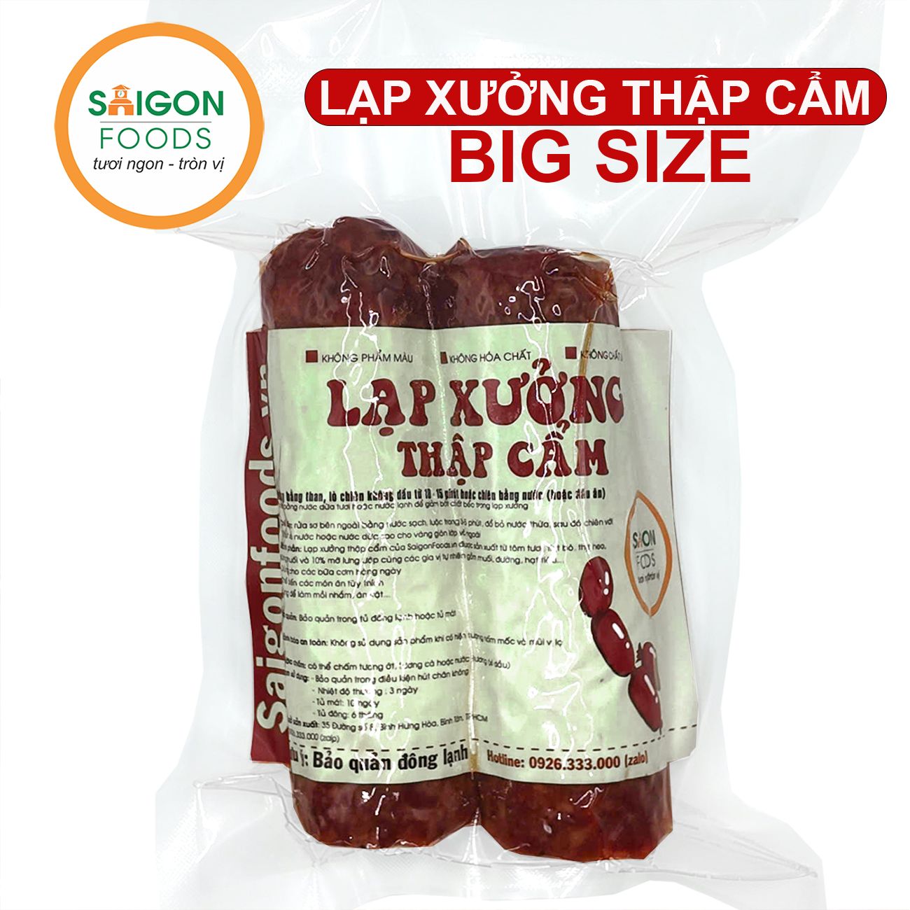  Lạp xưởng thập cẩm bigsize SaigonFoods 