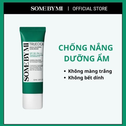 Some By Mi Kem chống nắng dưỡng ẩm Truecica Aqua Calming Suncream 50ml