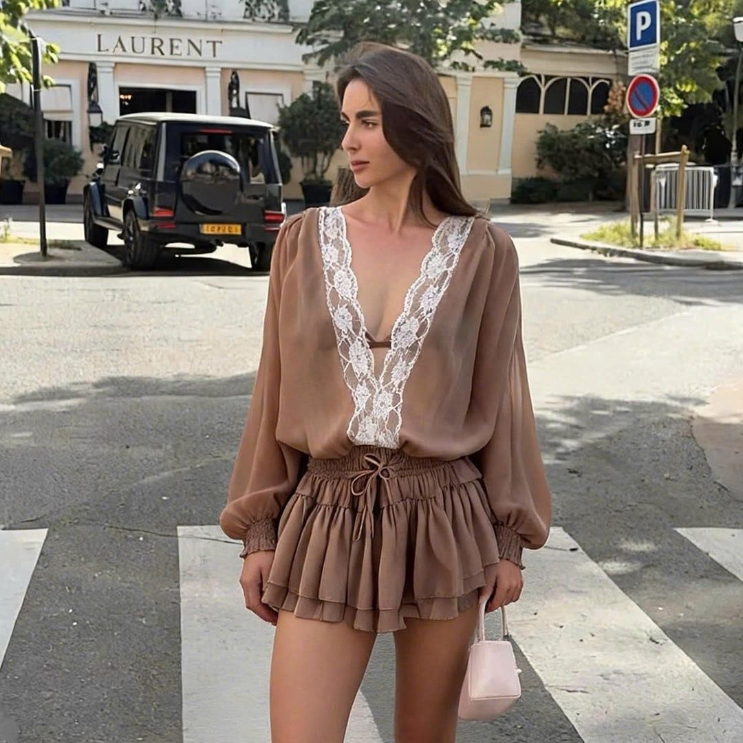 Solis Dress - Brown