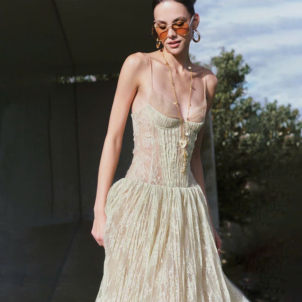 Green Glimpse Dress