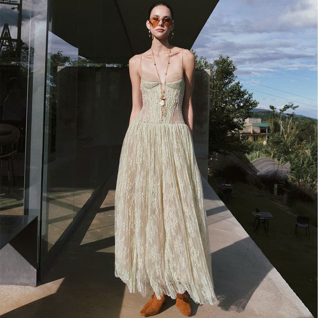 Green Glimpse Dress