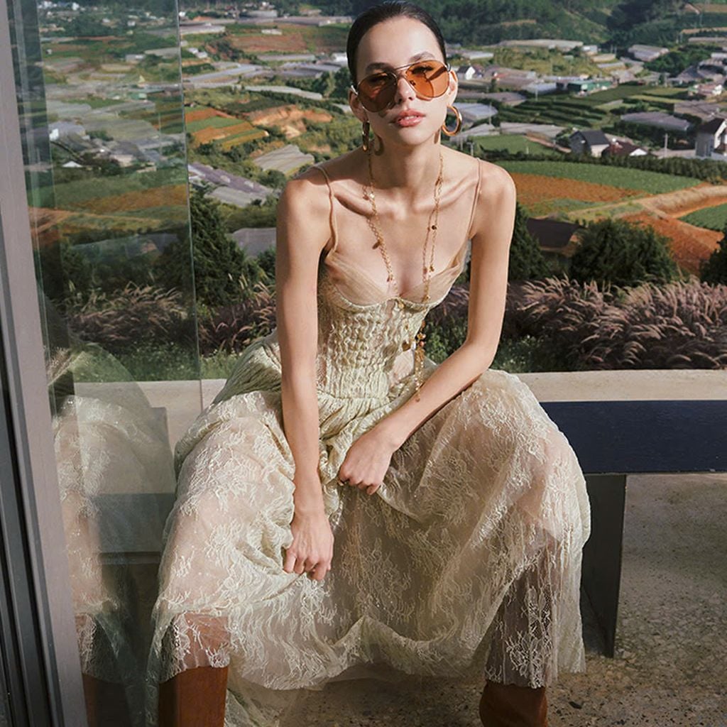 Green Glimpse Dress