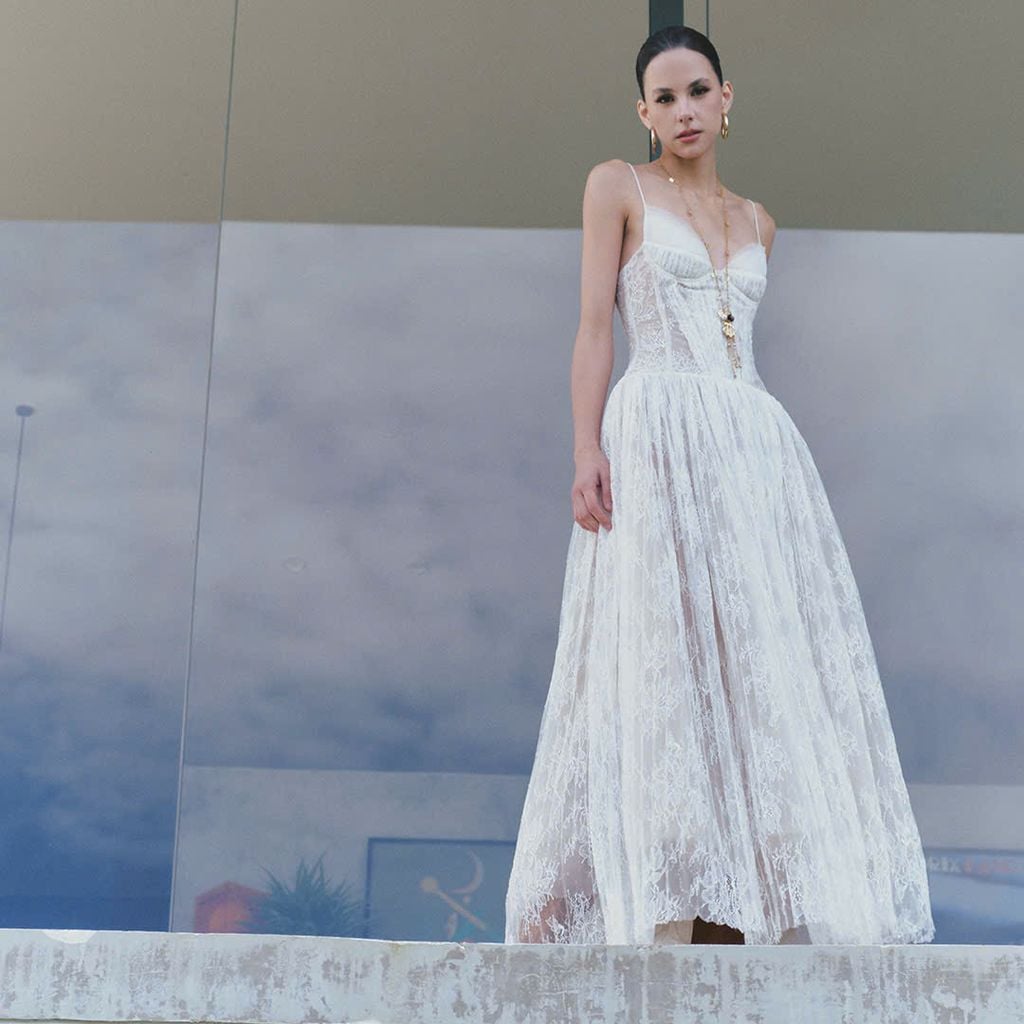 White Glimpse Dress