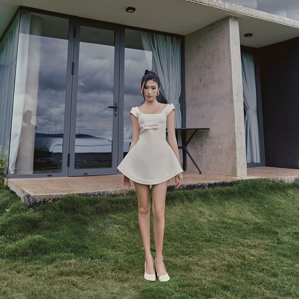 Beige Vira Dress