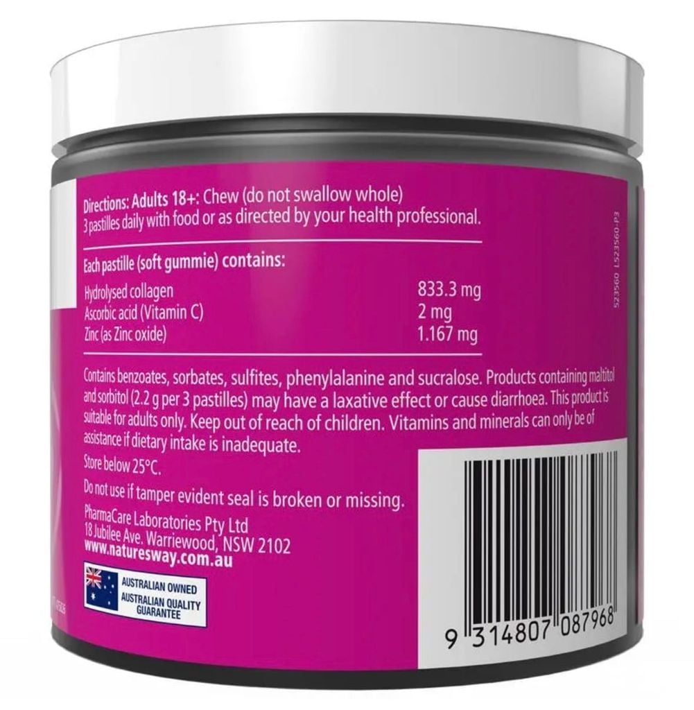 Nature's Way Beauty Collagen Peptides + Vit C 45 Gummies