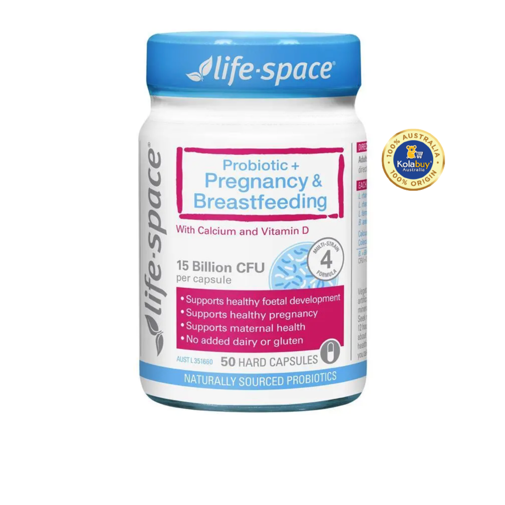 Viên uống vi sinh cho bà bầu và sau sinh Life-Space Probiotic for Pregnancy & Breastfeeding 50 viên