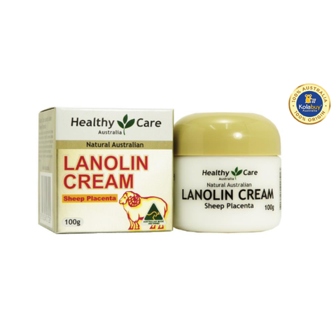 Kem dưỡng da nhau thai cừu Healthy Care Lanolin with Sheep Placenta Cream 100g