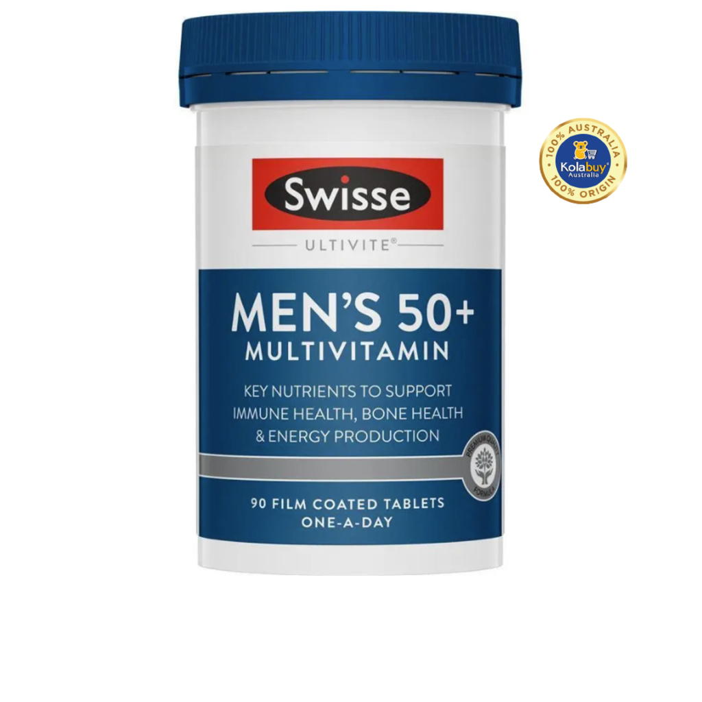 Viên uống Vitamin tổng hợp cho nam giới trên 50 tuổi Swisse Men's Ultivite 50+ 90 viên