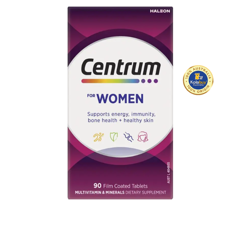 Viên uống Vitamin Tổng Hợp Cho Phụ Nữ Centrum For Women 90 viên