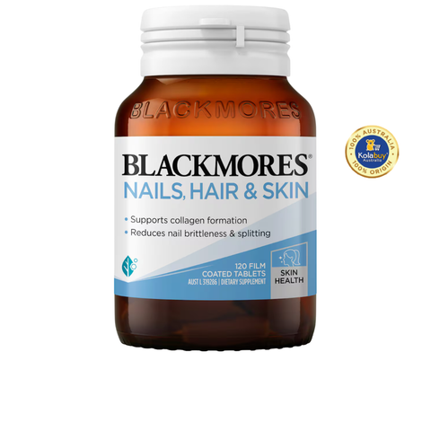 Viên uống hỗ trợ đẹp da, móng và tóc Blackmores Nails Hair and Skin 120 viên