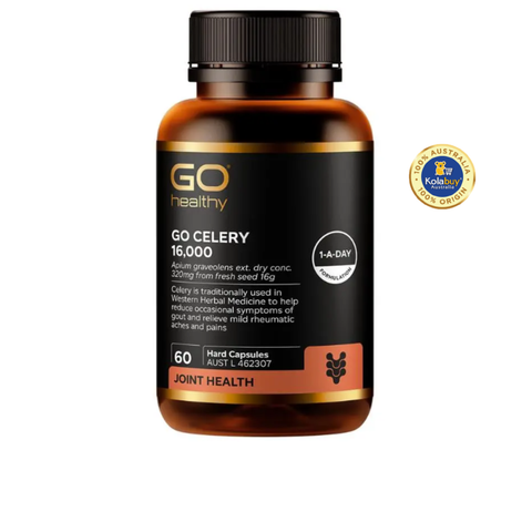 Viên uống phòng ngừa và điều trị Gout GO Healthy Celery 16000 1-A-DAY 60 viên