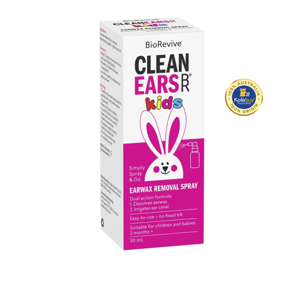 Xịt tan ráy tai cho bé Clean Ears Kids Spray 30ml