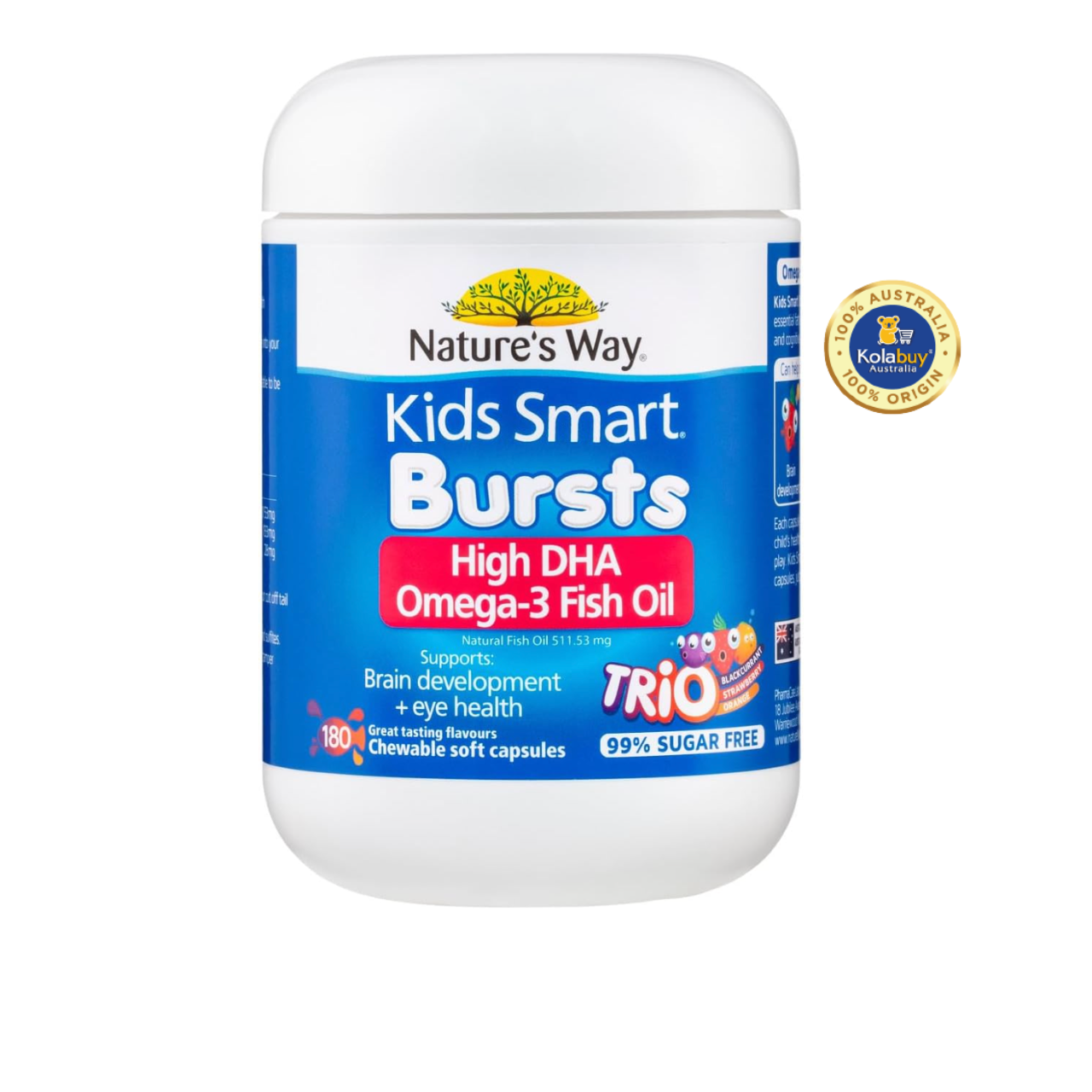 NATURE'S WAY OMEGA 3 DÀNH CHO NGƯỜI LỚN HỖ TRỢ NÃO VÀ MẮT